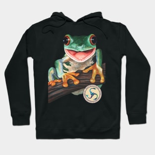 Green Tree Frog Hoodie